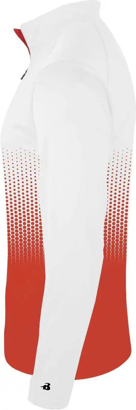 Badger Sport 4222 Hex 2.0 1/4 Zip Orange