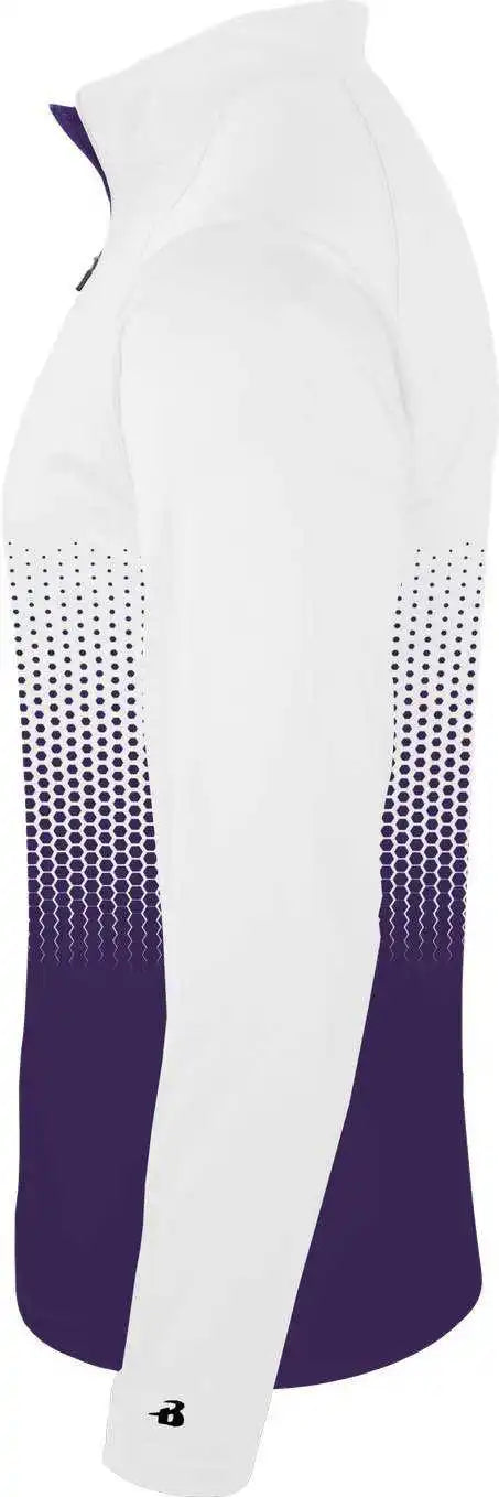 Badger Sport 4222 Hex 2.0 1/4 Zip - Purple