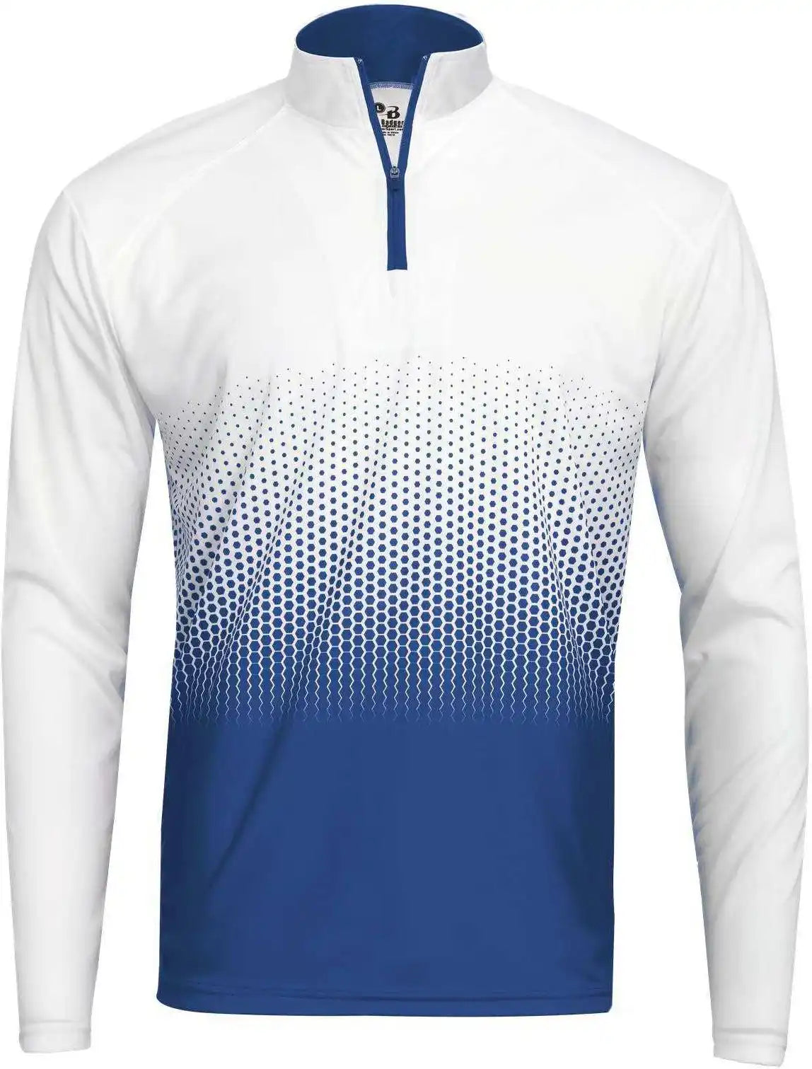 Badger Sport 4222 Hex 2.0 1/4 Zip Royal