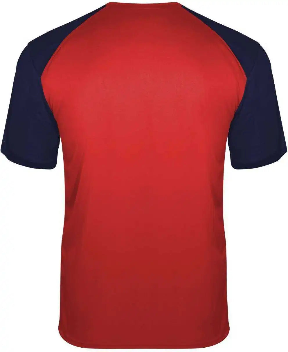 Badger Sport 4230 Breakout Tee - Red Navy
