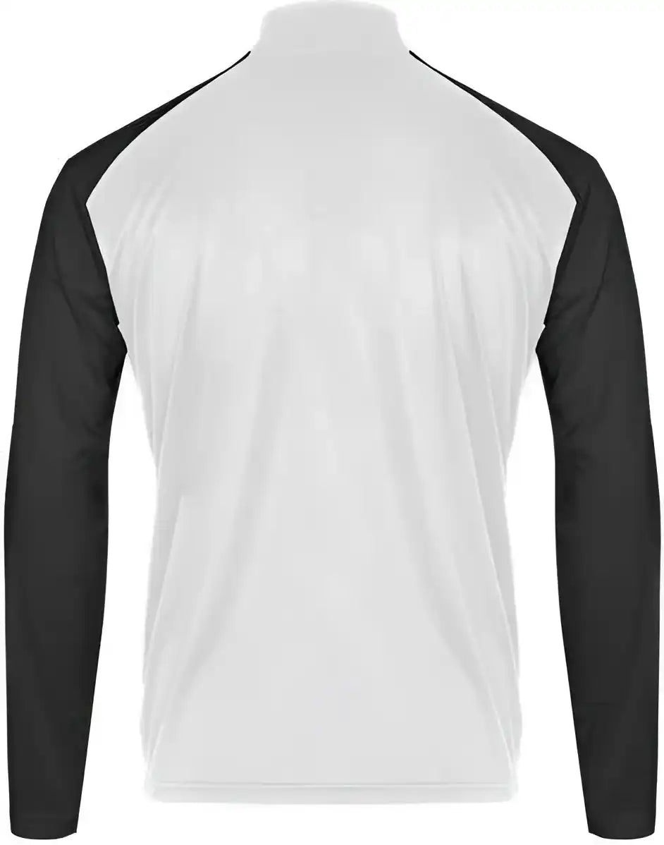 Badger Sport 4231 Breakout 1/4 Zip White Black