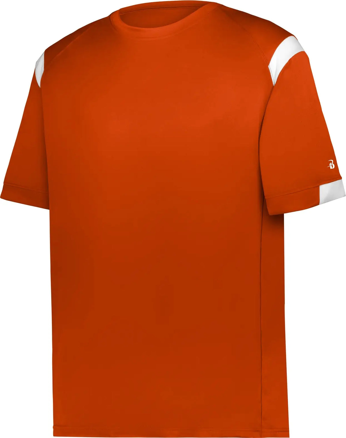 Badger Sport 4251 on the Rise Tee - Burnt Orange White - Adult s