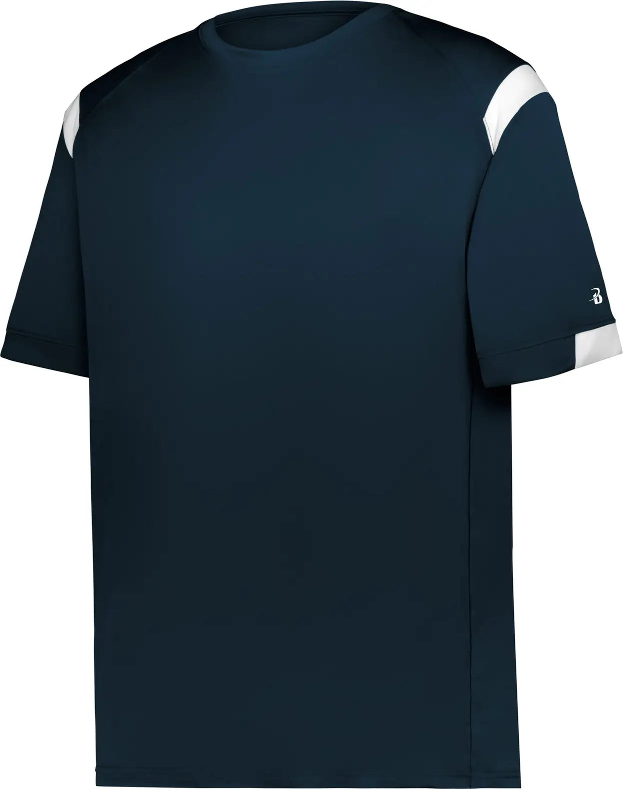 Badger Sport 4251 on the Rise Tee - Navy White - Adult s