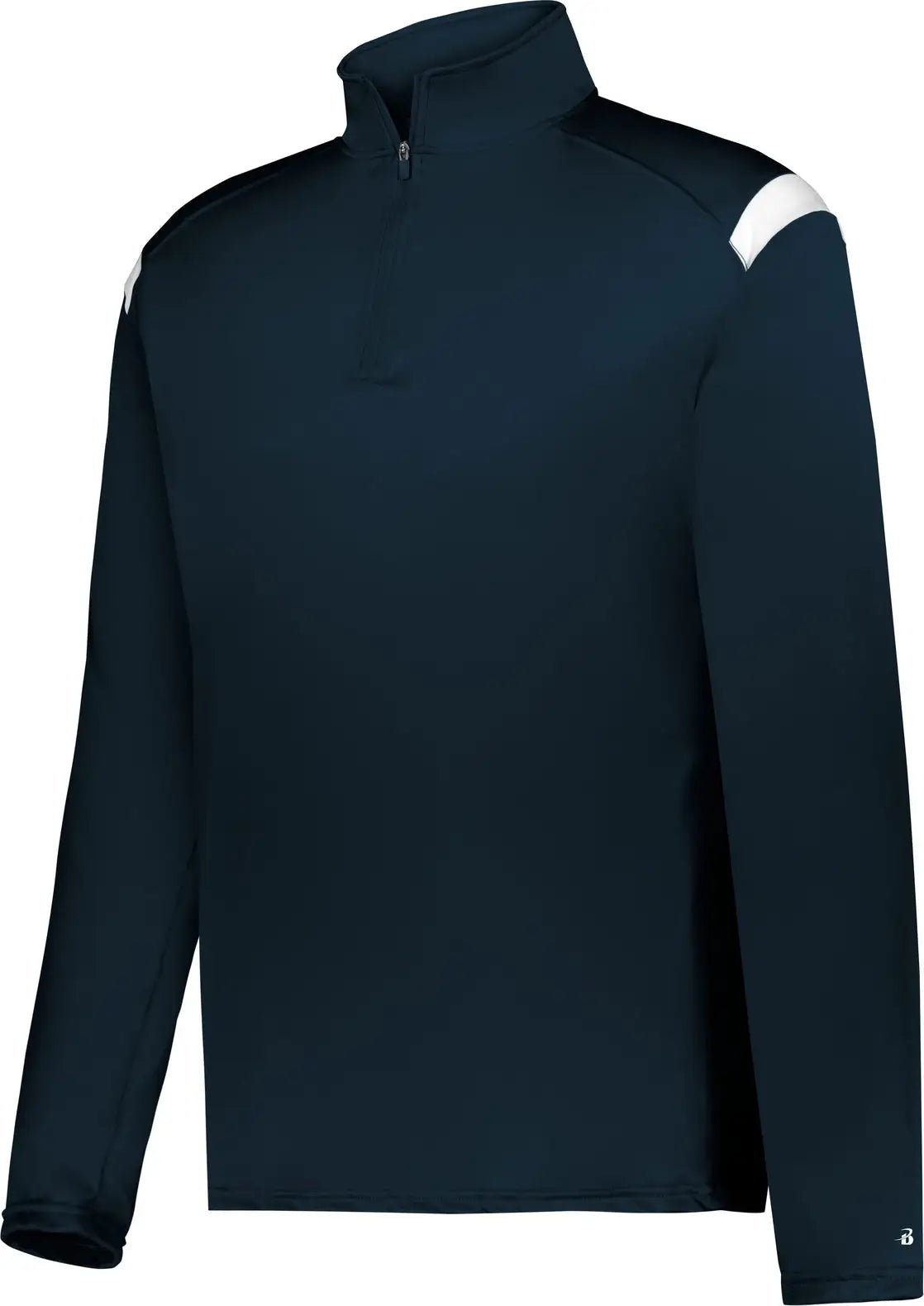 Badger Sport 426500 on the Rise 1/4 Zip Pullover - Navy White