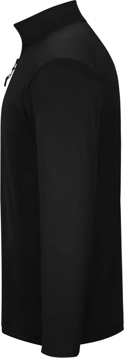 Badger Sport 4280 1/4-zip Lightweight Pullover - Black