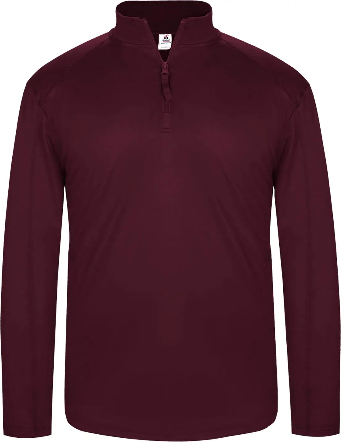 Badger Sport 4280 1/4-zip Lightweight Pullover - Maroon - Adult Xs