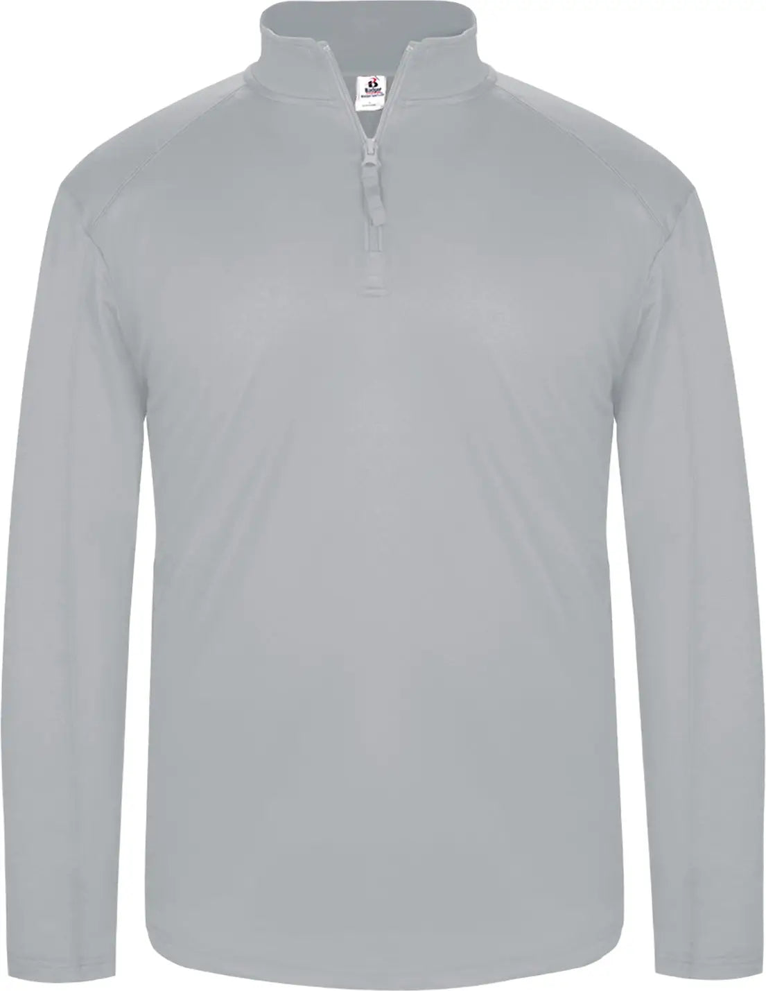 Badger Sport 4280 1/4-zip Lightweight Pullover - Silver - Adult Xs