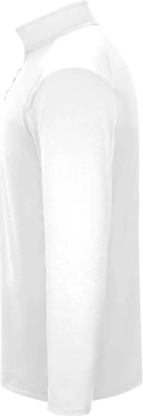 Badger Sport 4280 1/4-zip Lightweight Pullover - White