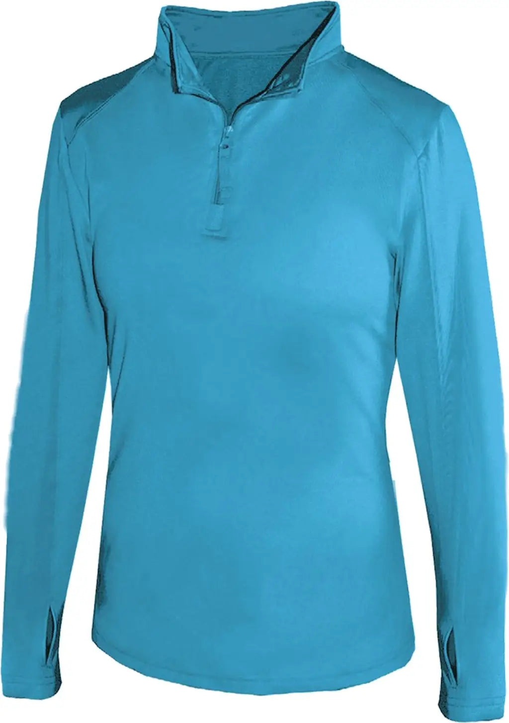 Badger Sport 4286 1/4-zip Ladies’ Lightweight Pullover - Electric Blue - Ladies Xs