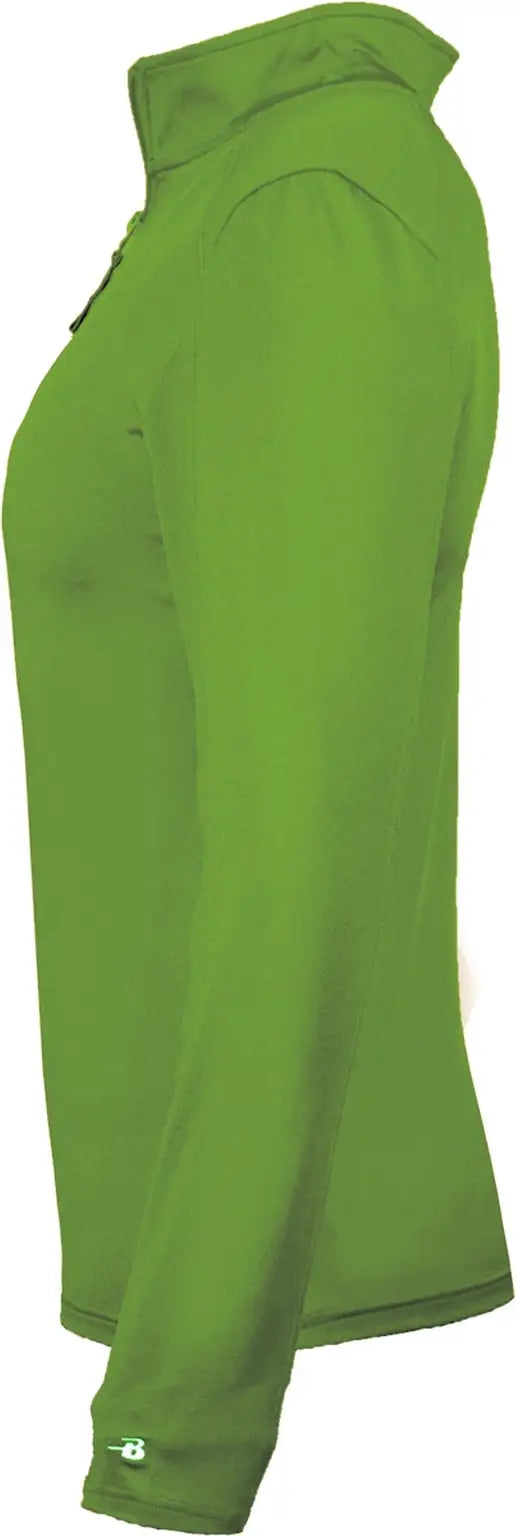 Badger Sport 4286 1/4-zip Ladies’ Lightweight Pullover - Lime