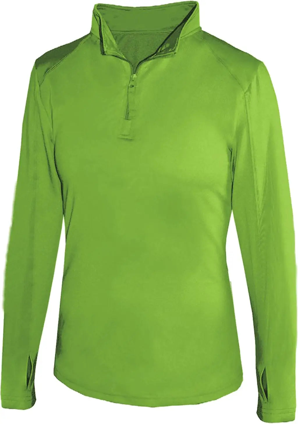 Badger Sport 4286 1/4-zip Ladies’ Lightweight Pullover - Lime - Ladies Xs