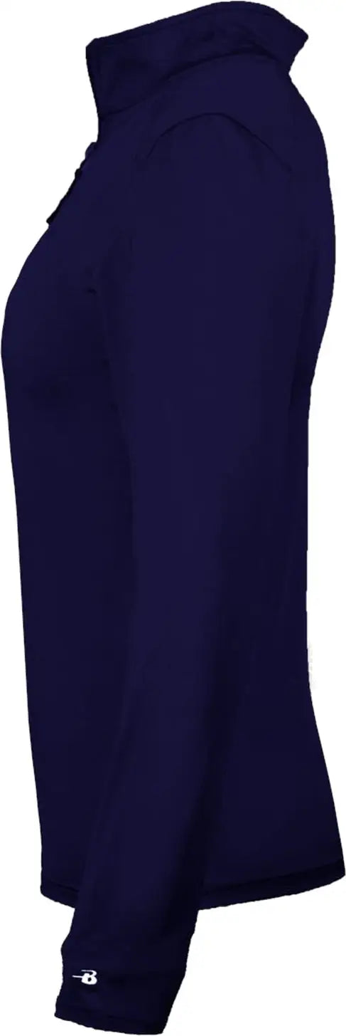 Badger Sport 4286 1/4-zip Ladies’ Lightweight Pullover - Navy