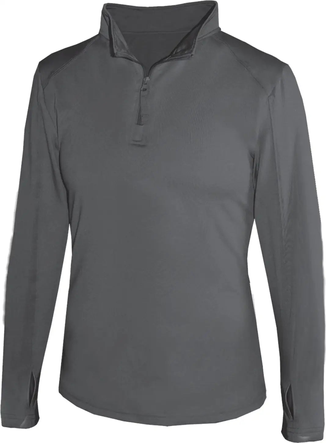 Badger Sport 428600 1/4 Zip Ladies’ Lightweight Pu - Graphite - Ladies Xs