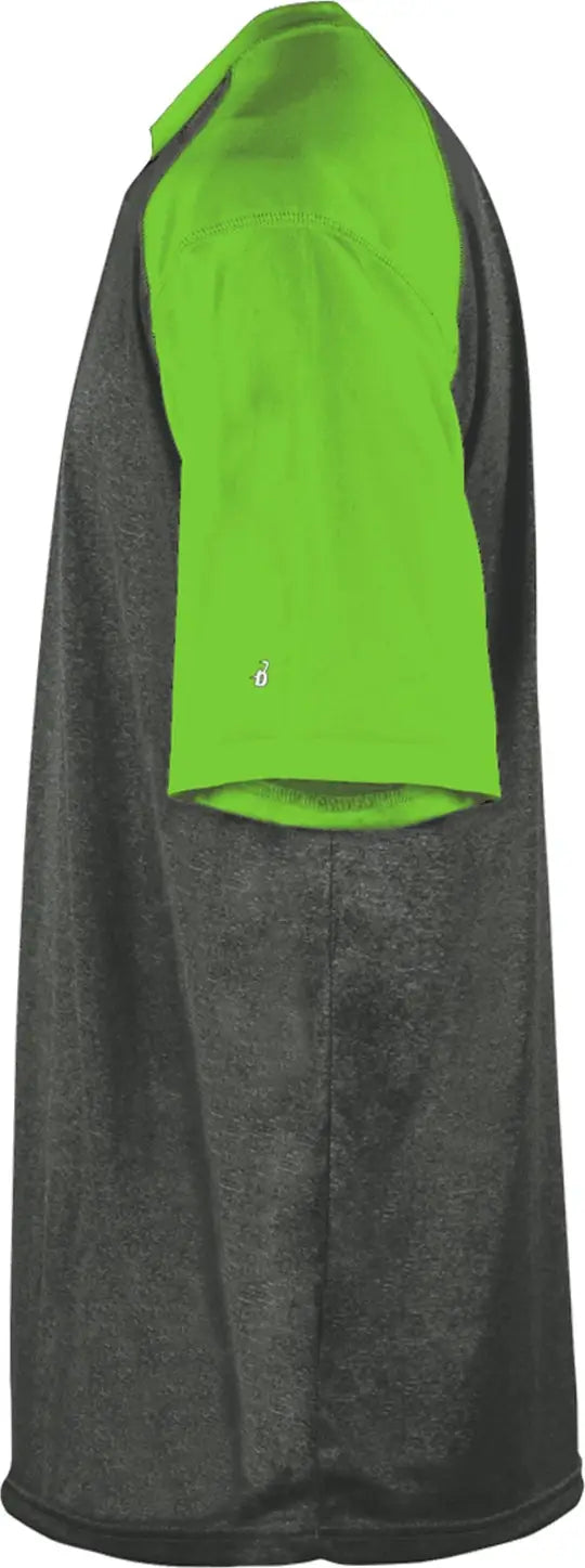 Badger Sport 4341 Heather Tee - Caht Lime