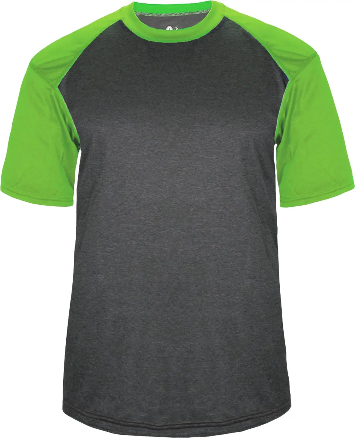 Badger Sport 4341 Heather Tee - Caht Lime - Adult Xs