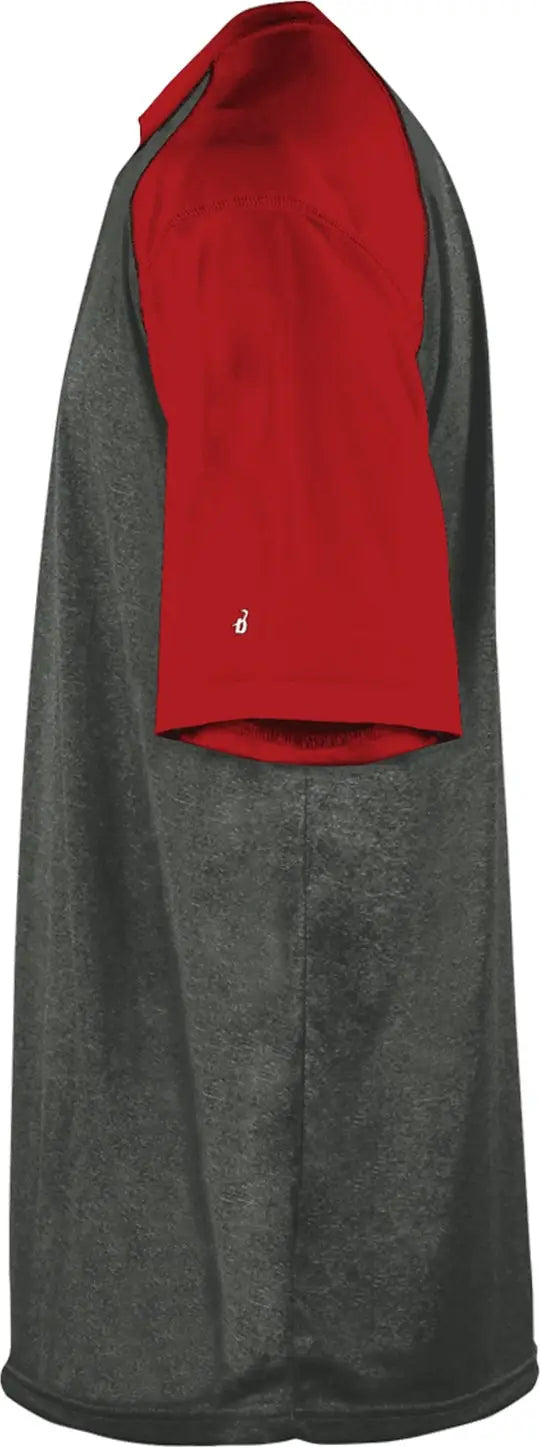 Badger Sport 4341 Heather Tee - Caht Red