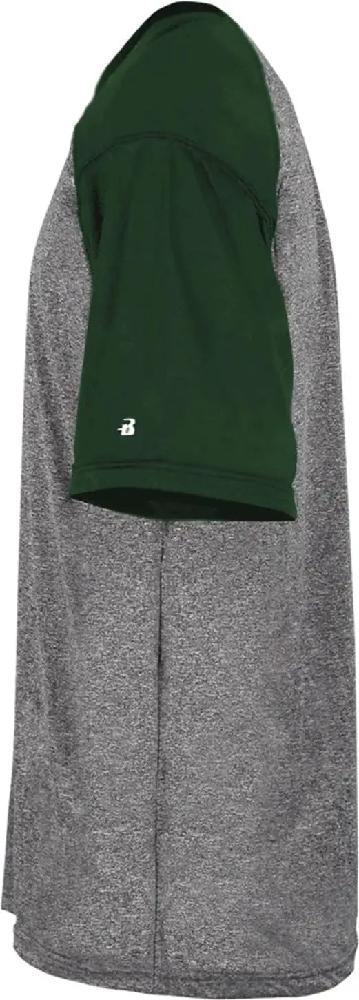 Badger Sport 4341 Heather Tee - Stht Forest
