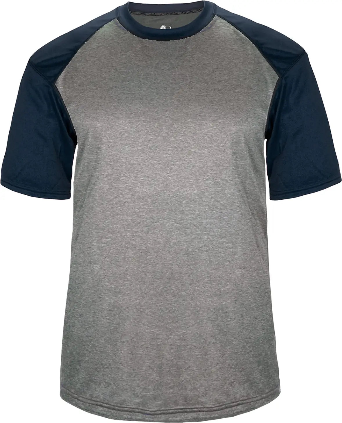 Badger Sport 4341 Heather Tee - Stht Navy - Adult Xs
