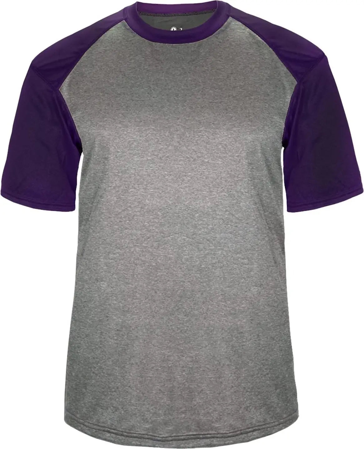 Badger Sport 4341 Heather Tee - Stht Purple