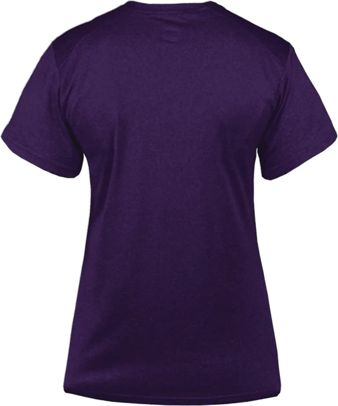 Badger Sport 4362 Pro Heather Ladies’ V-neck Tee - Purpleht - Ladies Xs