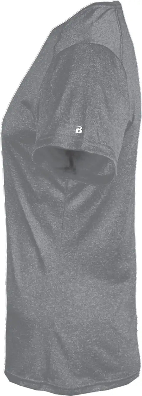 Badger Sport 4362 Pro Heather Ladies’ V-neck Tee - Stht - Ladies s