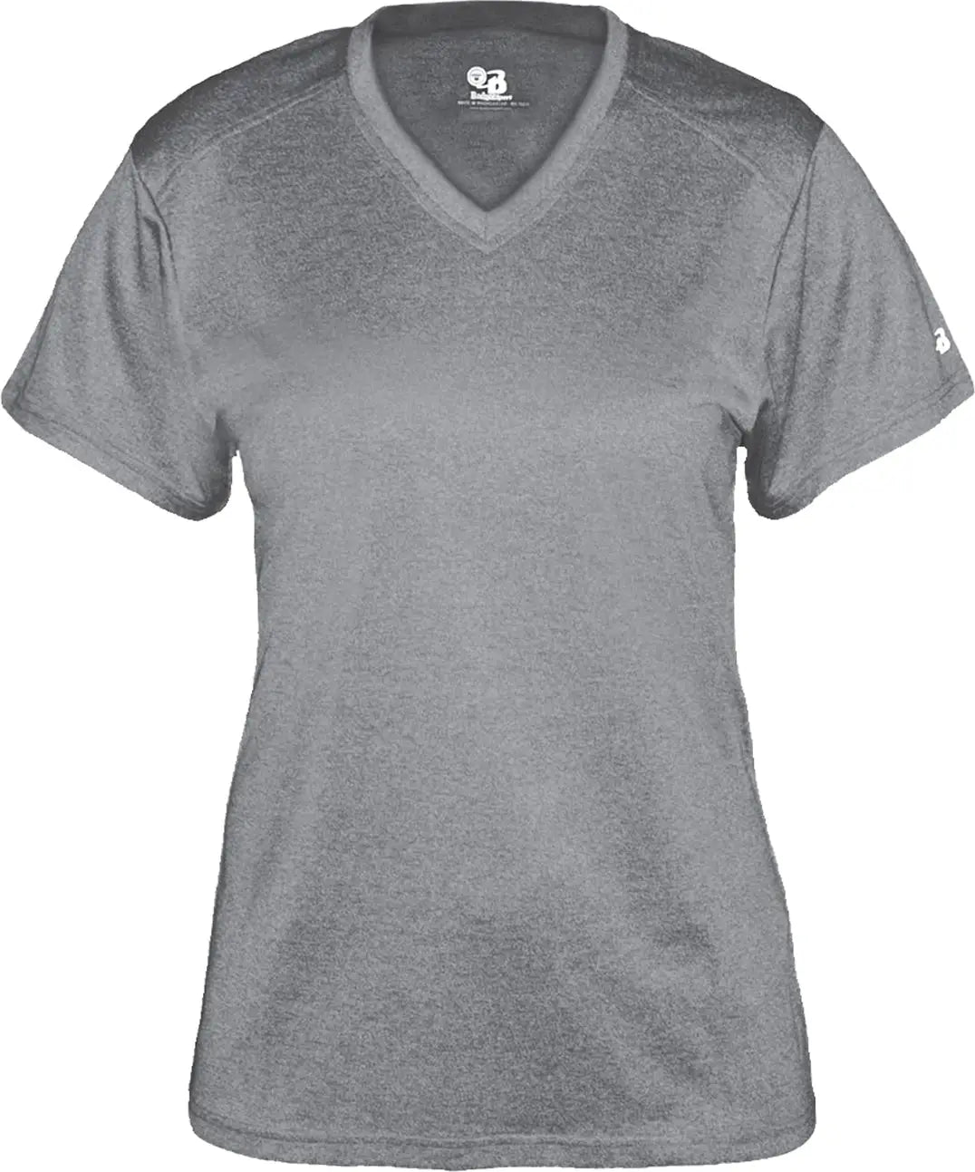 Badger Sport 4362 Pro Heather Ladies’ V-neck Tee - Stht - Ladies s