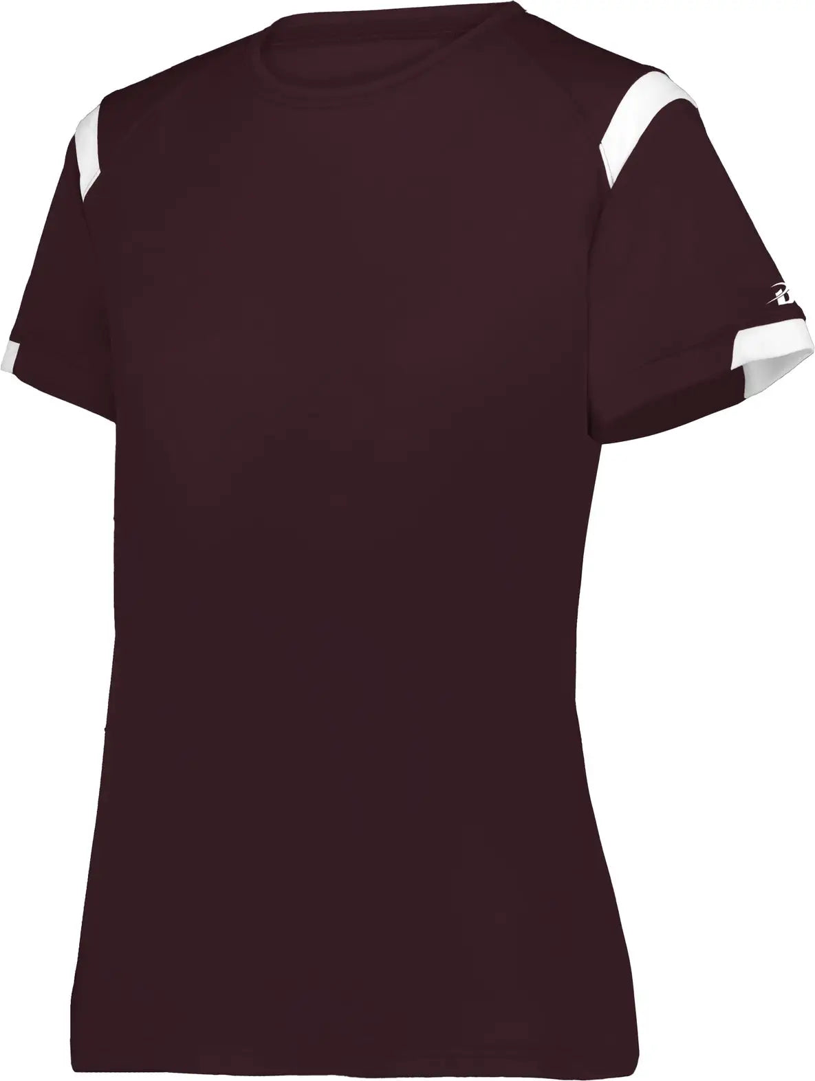 Badger Sport 438000 Ladies on the Rise Tee - Maroon White - Xs