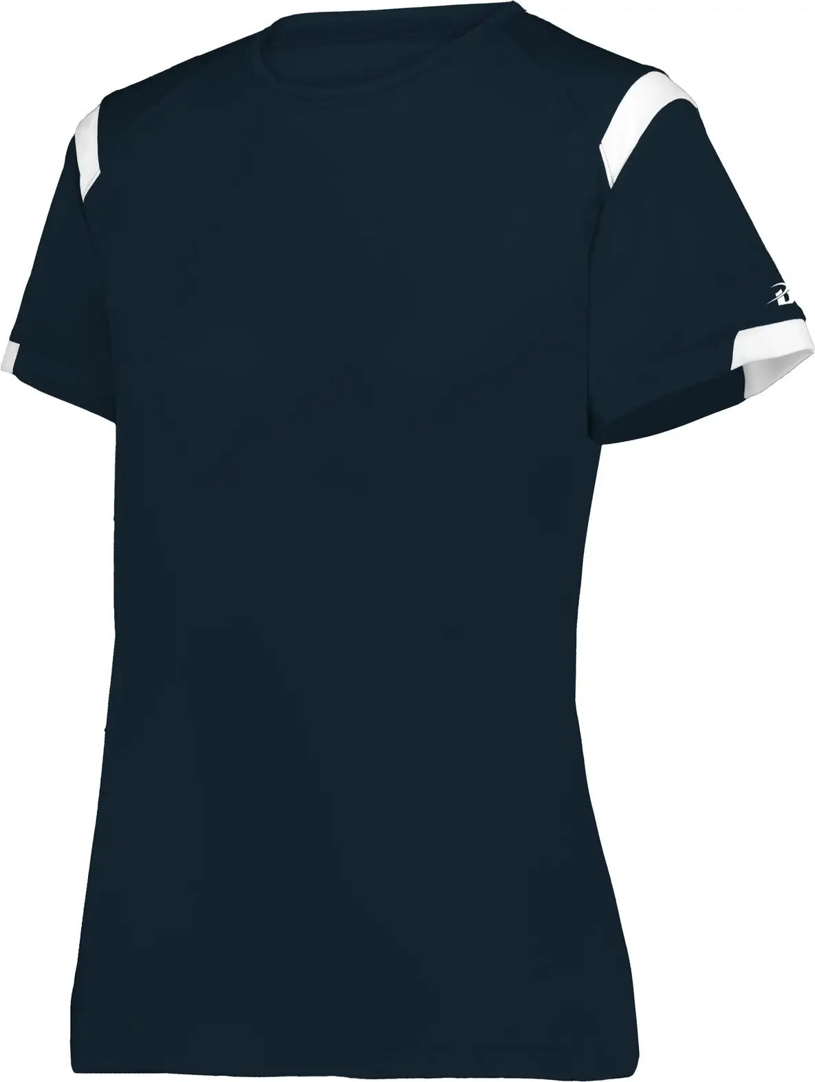 Badger Sport 438000 Ladies on the Rise Tee - Navy White