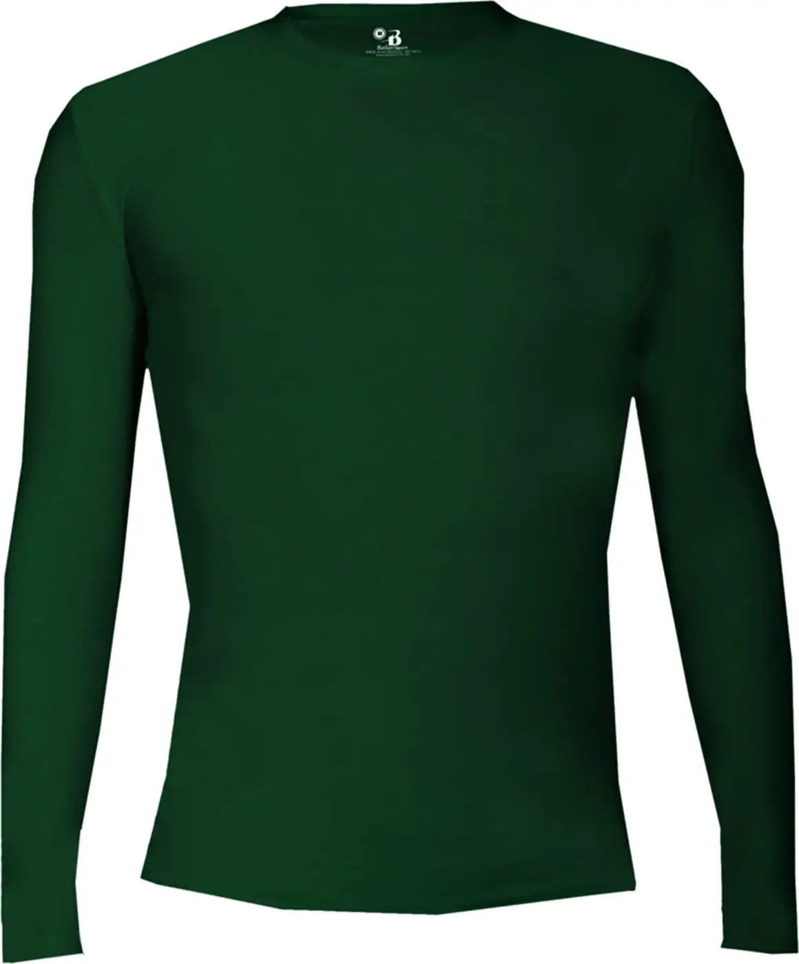 Badger Sport 4605 Pro-compression Long Sleeve Crew - Forest