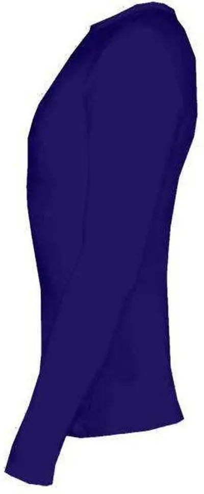 Badger Sport 4605 Pro-compression Long Sleeve Crew - Purple