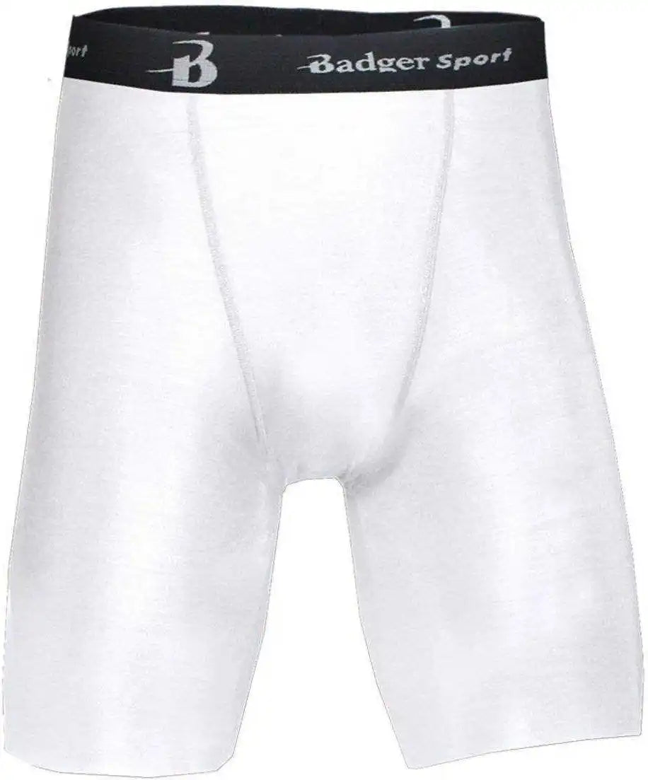 Badger Sport 4607 B-fit Compression Short - White