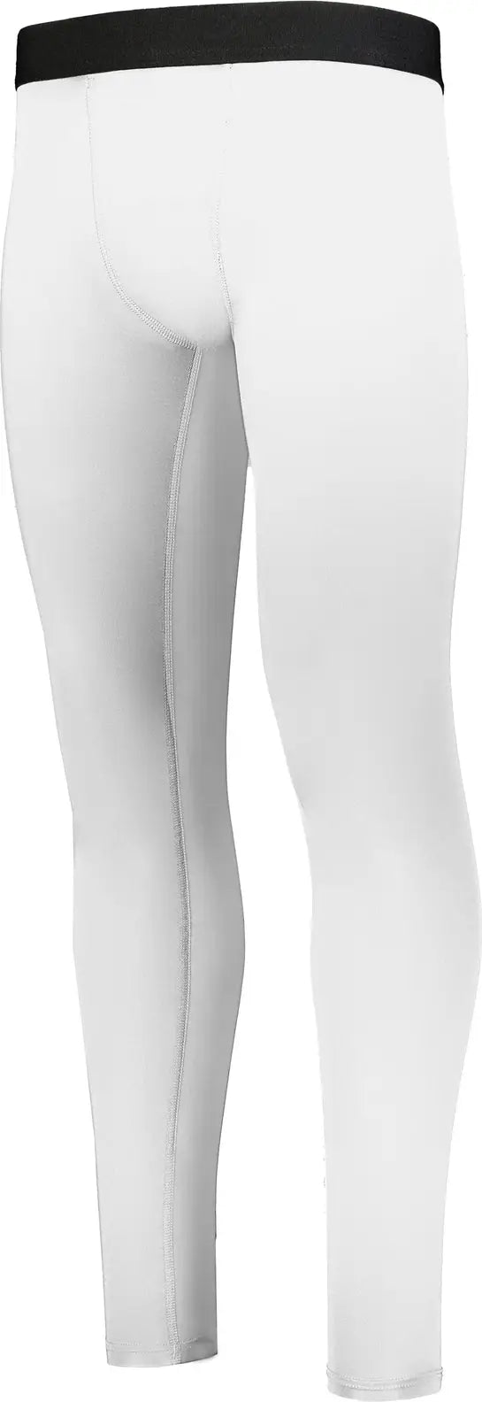 Badger Sport 4610 Full Length Compression Tight - White - Adult s