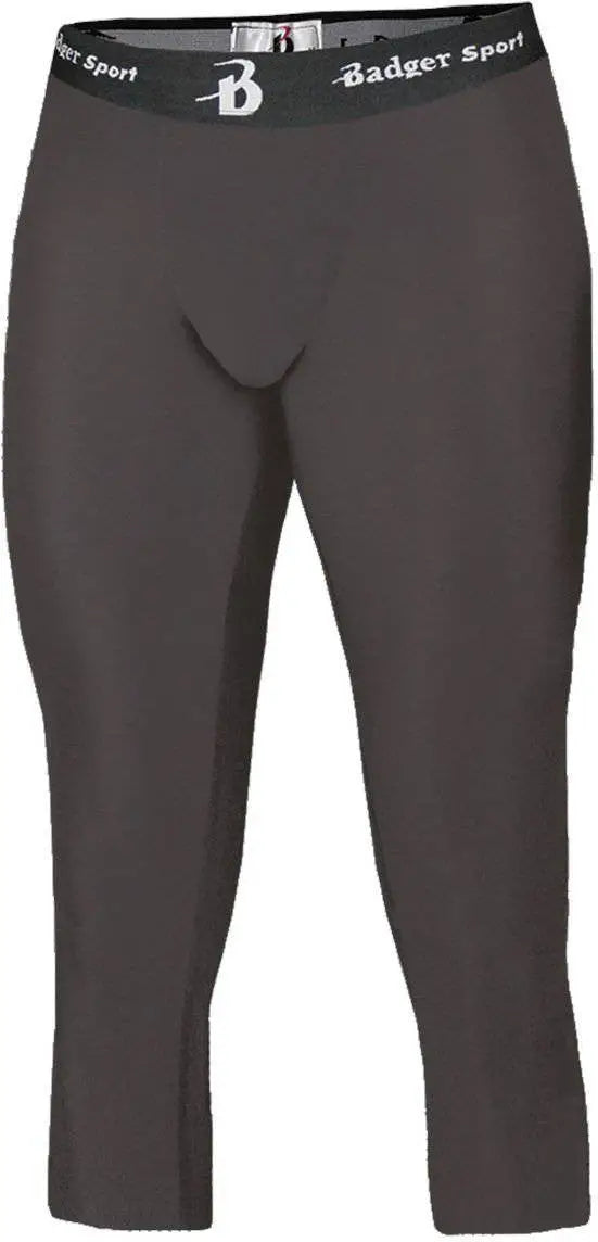 Badger Sport 4611 Calf Length Compression Tight - Graphite