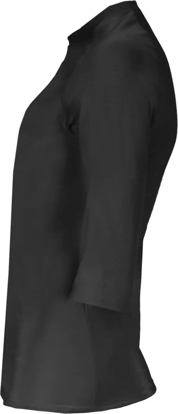 Badger Sport 4627 Pro Compression 1/2 Sleeve Crew - Black