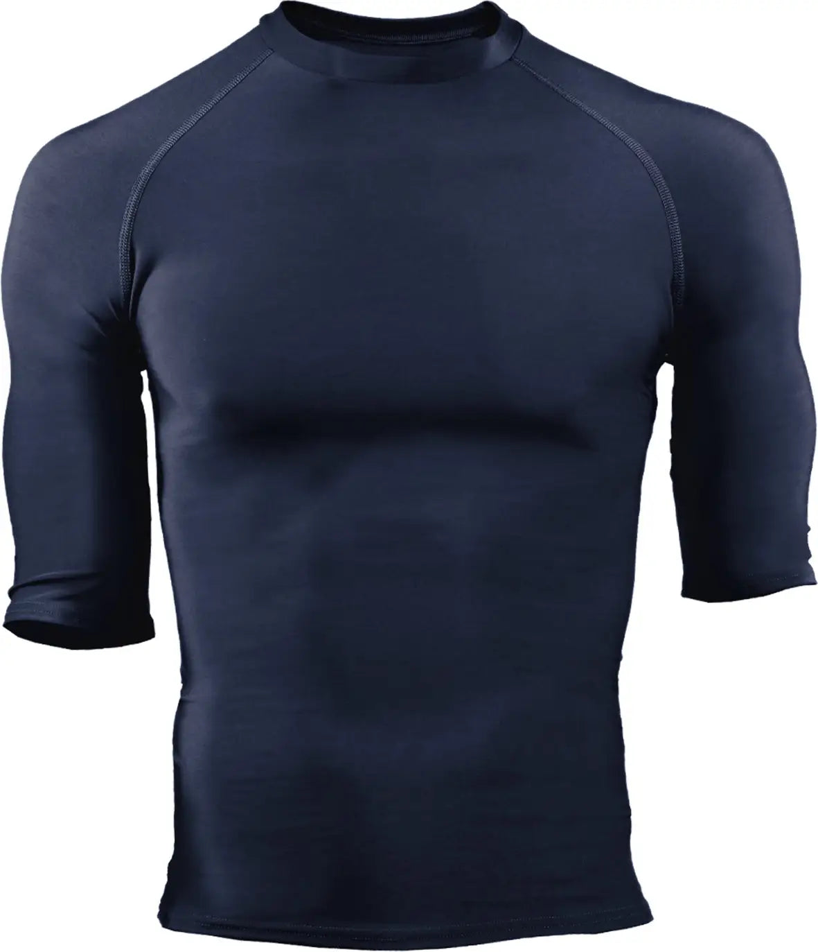 Badger Sport 4627 Pro Compression 1/2 Sleeve Crew - Navy - Adult s