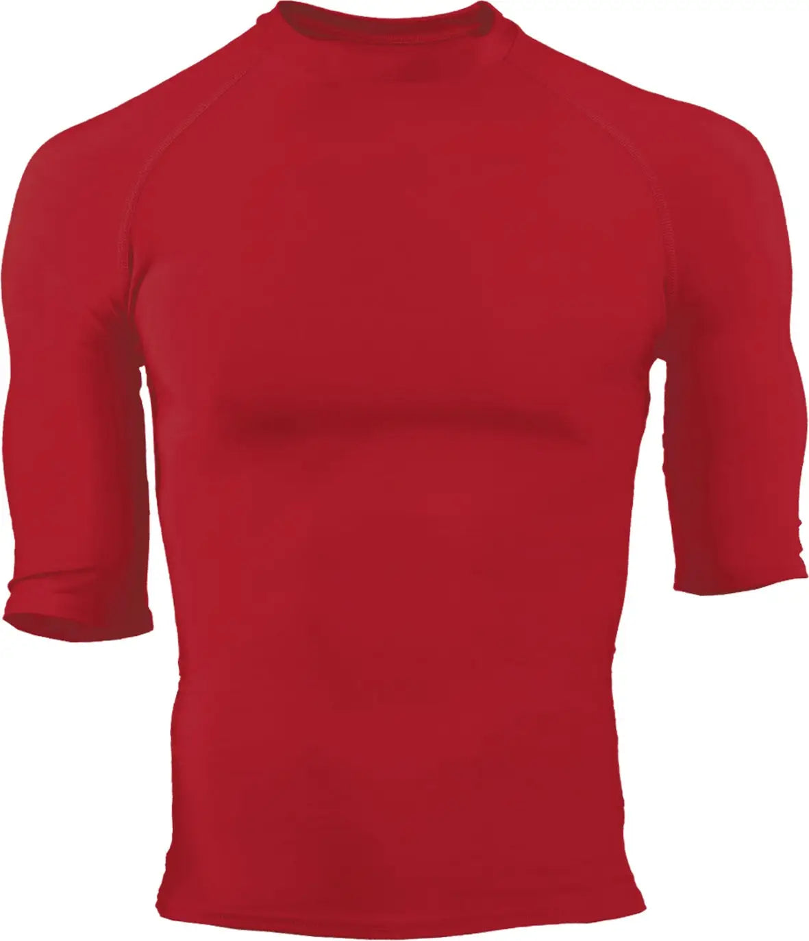 Badger Sport 4627 Pro Compression 1/2 Sleeve Crew - Red