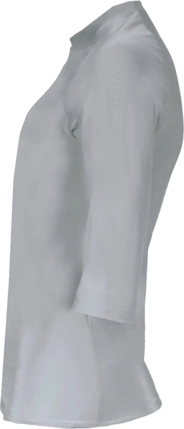 Badger Sport 4627 Pro Compression 1/2 Sleeve Crew - Silver