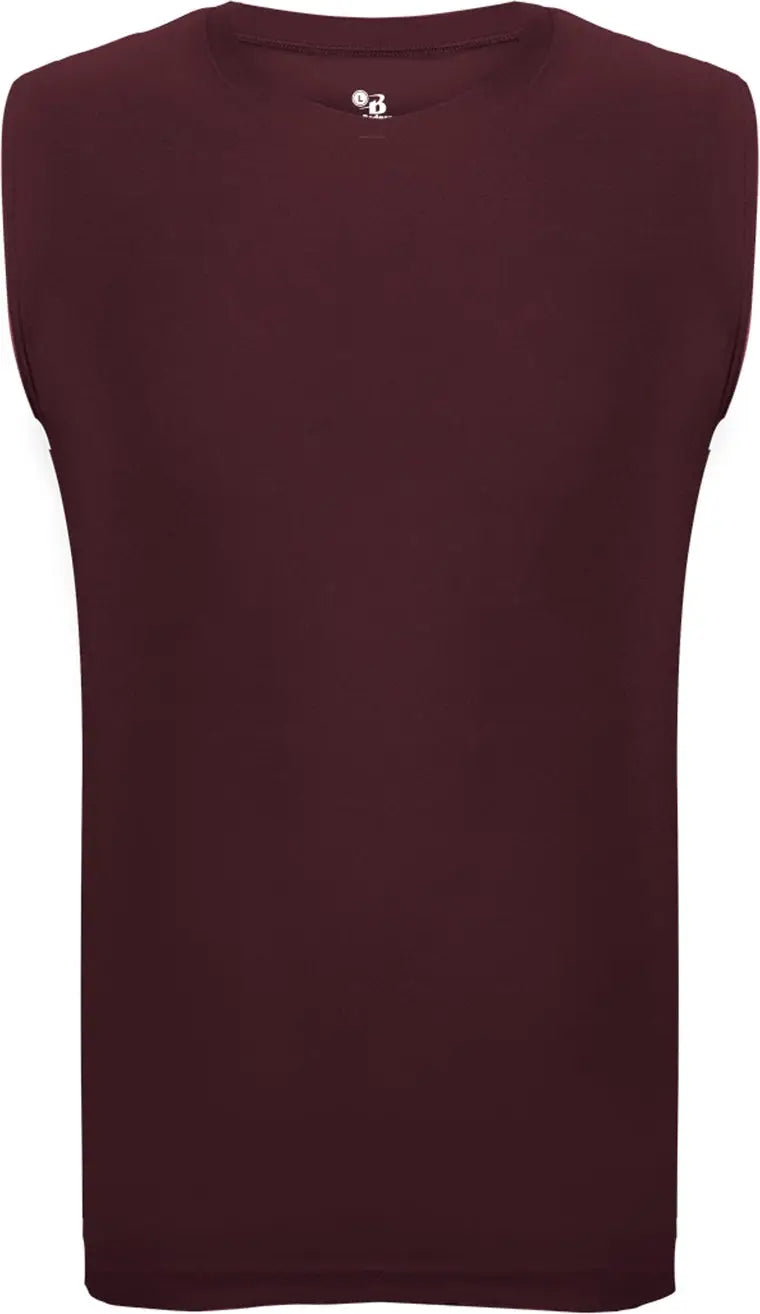 Badger Sport 4631 Pro-compression Sleeveless - Maroon - Adult s