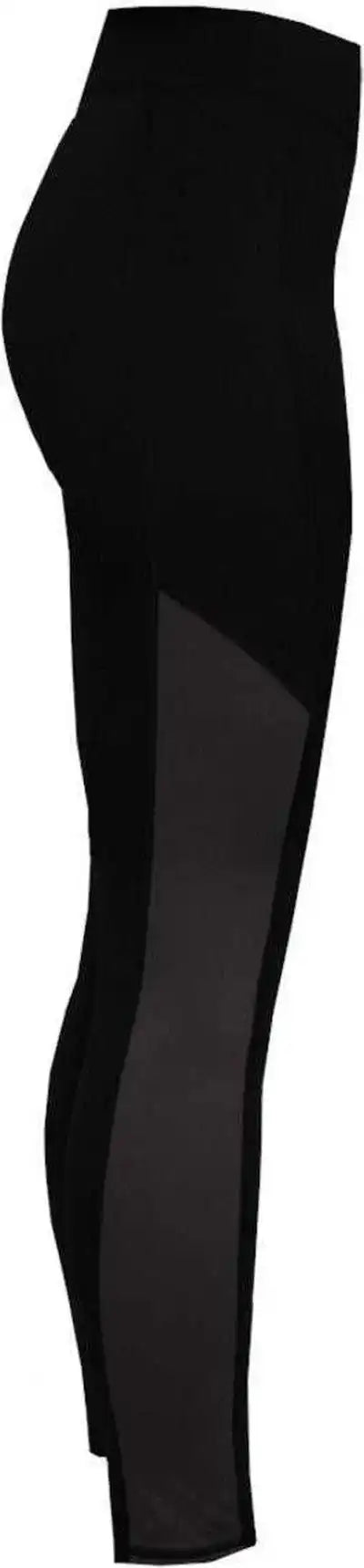 Badger Sport 4637 Panel Ladies Tight - Black Graphite