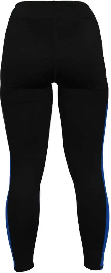 Badger Sport 4637 Panel Ladies Tight - Black Royal