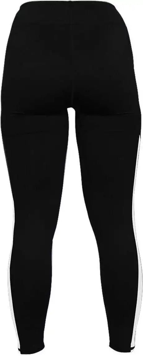 Badger Sport 4637 Panel Ladies Tight - Black White