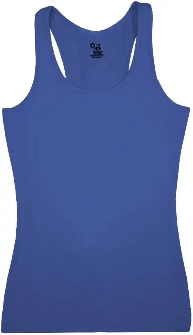 Badger Sport 4666 Pro Compression Ladies Racerback Royal