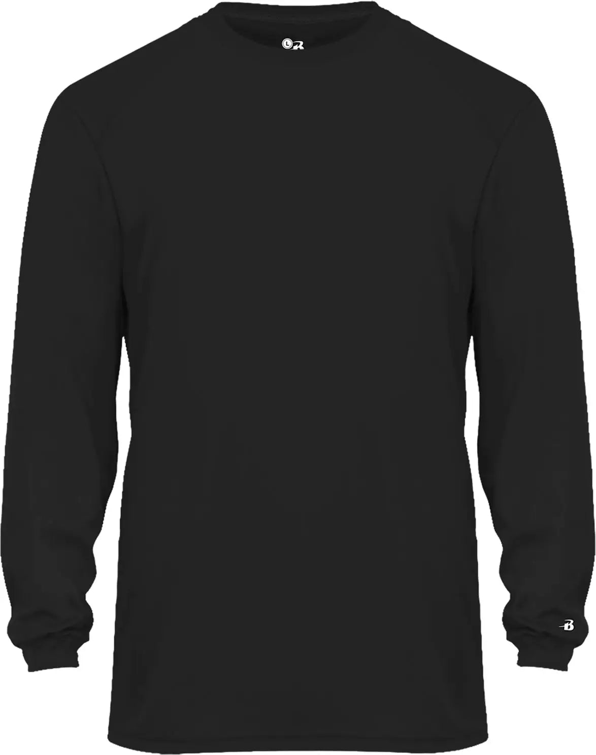 Badger Sport 4804 B-tech L/s Tee - Black - Adult s