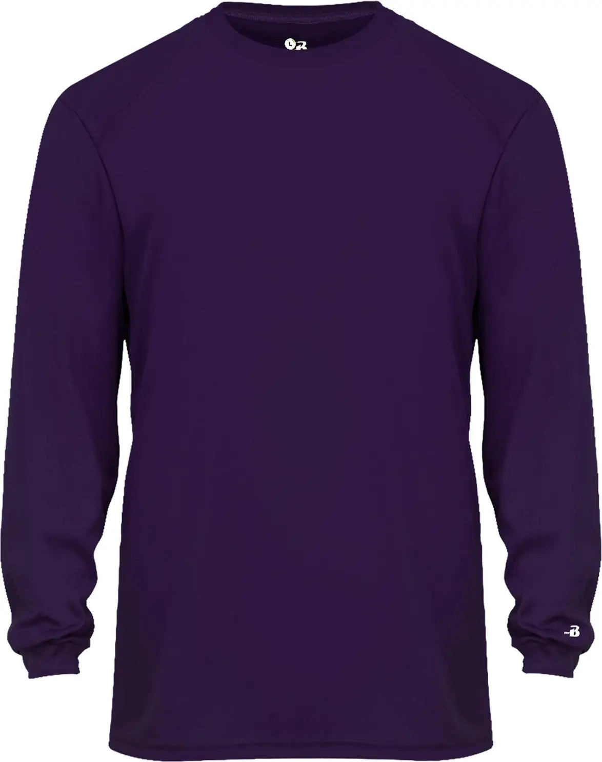 Badger Sport 4804 B-tech L/s Tee - Purple - Adult s