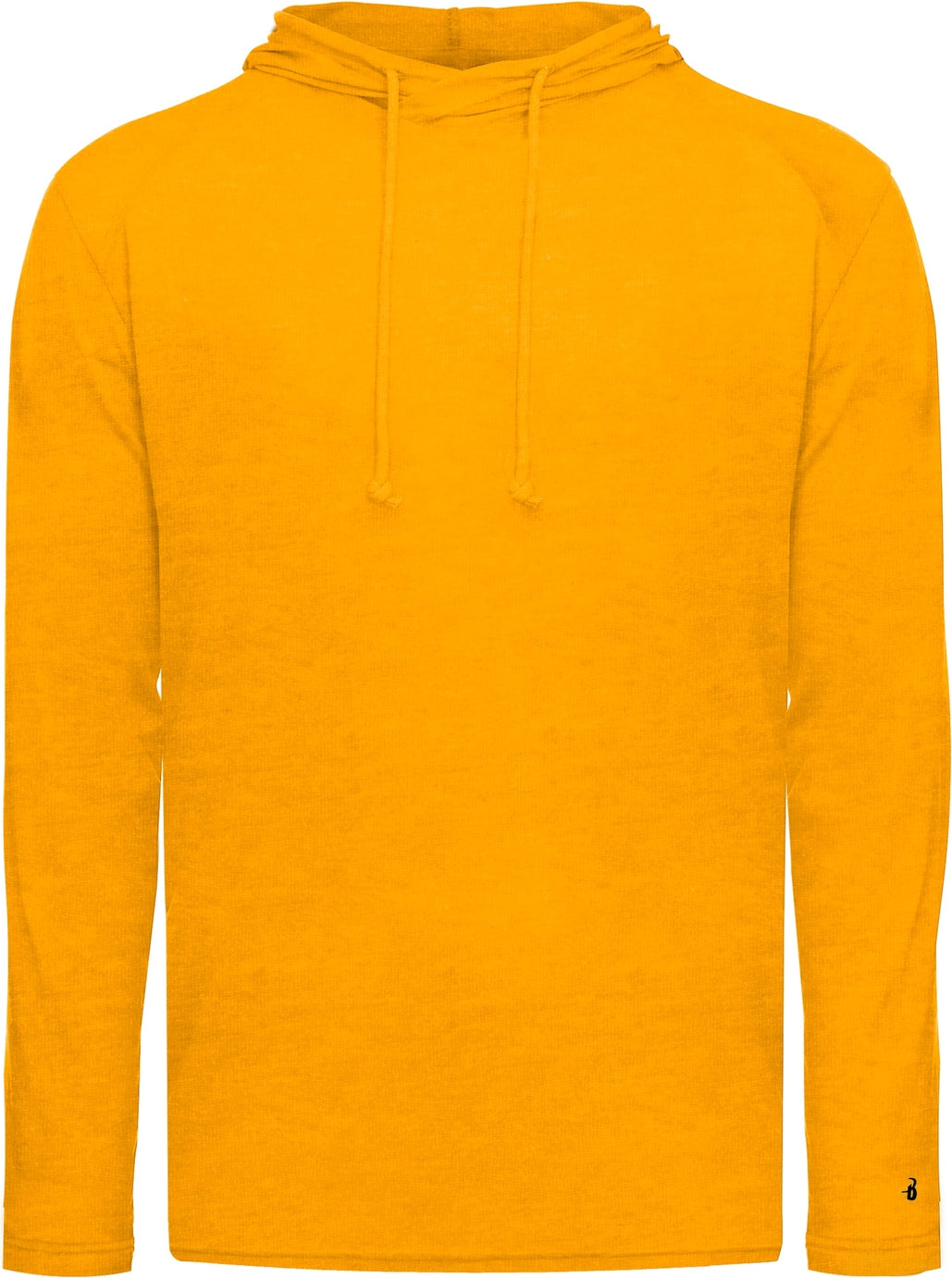 Badger Sport 4905 Tri-blend Surplice Hoodie Tee - Gold Heather