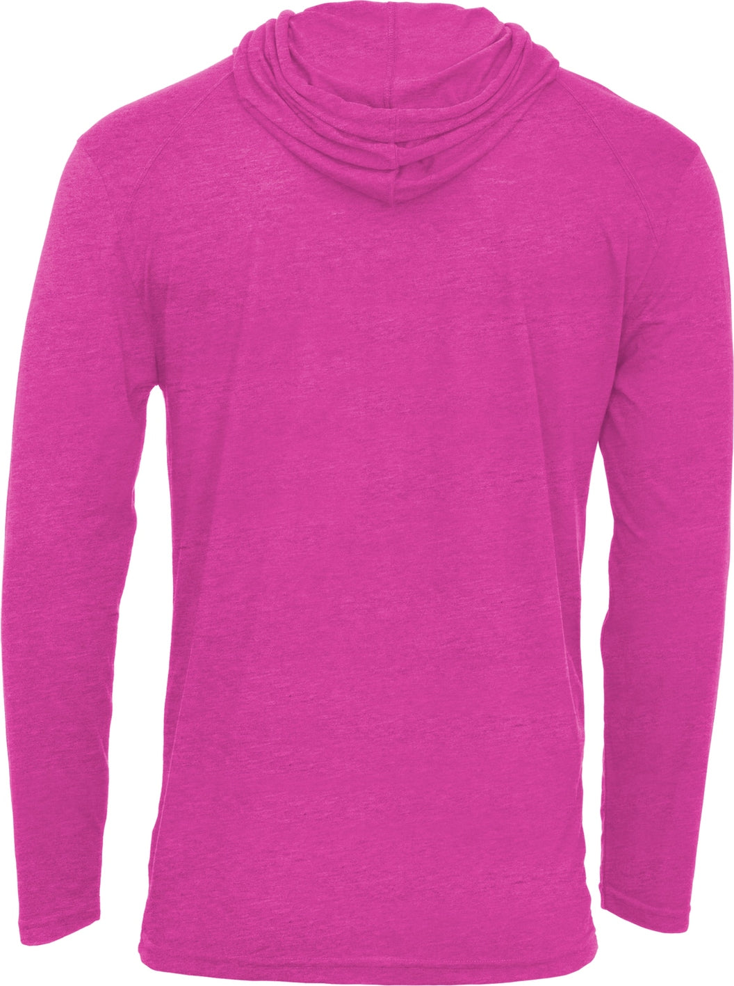 Badger Sport 4905 Tri-blend Surplice Hoodie Tee - Hot Pink Heather