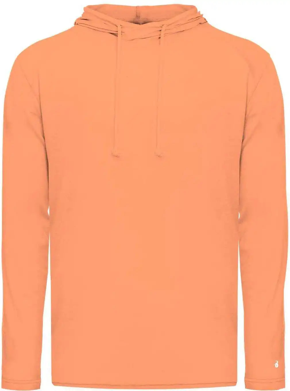 Badger Sport 4905 Tri-blend Surplice Hoodie Tee - Peach