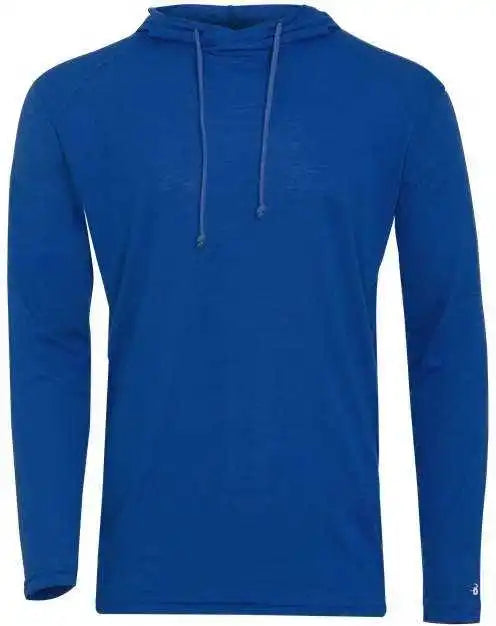 Badger Sport 4905 Tri-blend Surplice Hoodie Tee - Royal