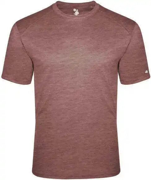 Badger Sport 4940 Tri-blend Tee - Maroon Heather