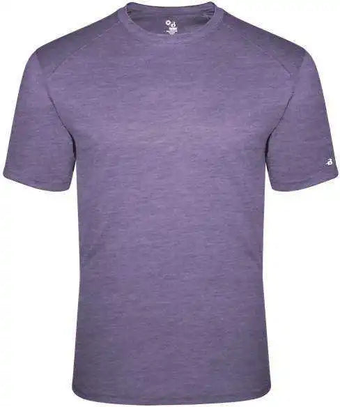 Badger Sport 4940 Tri Blend Tee Purple Heather